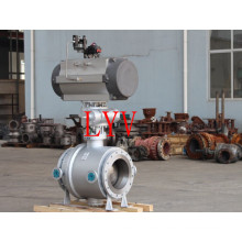 Class 150 Flanged Stainless Steel Floating Ball Valve with Anti Blew Design